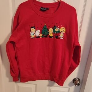 Peanuts Festive Red Sweatshirt